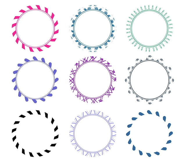 Round Frames For Keychain Designs