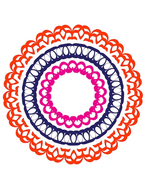 Round mandala