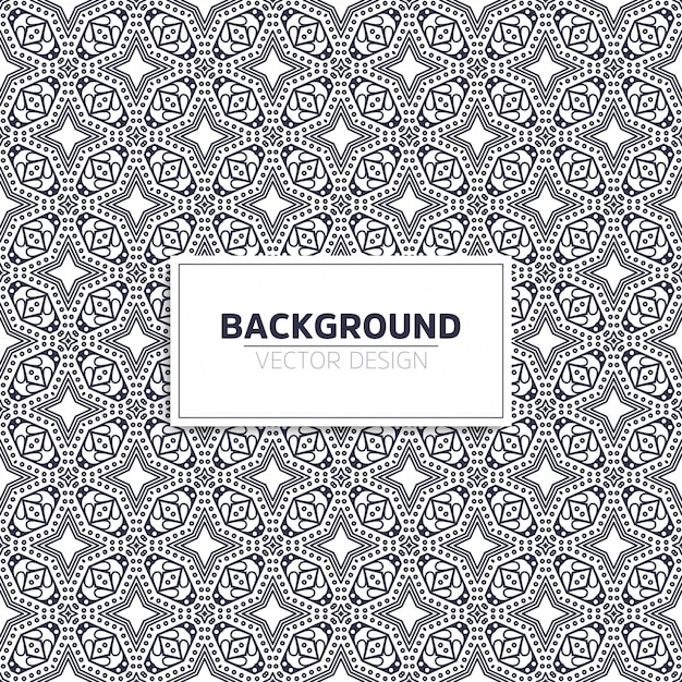 Round Ornament Pattern background