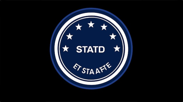 Vector round status stamp icon vector symbol