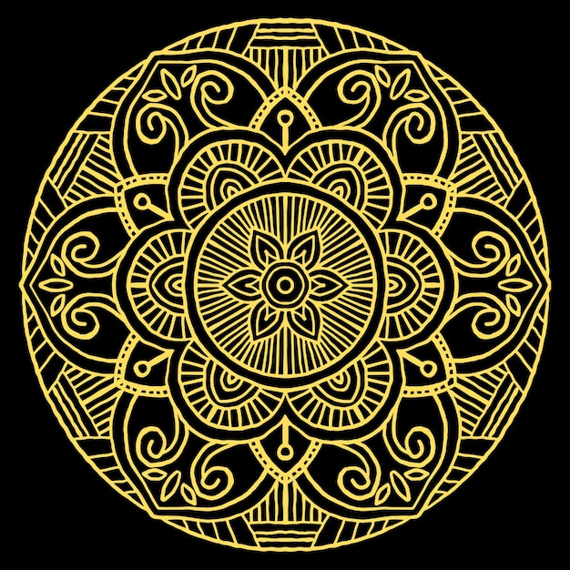 Royal Colorfull Modern Mandala Design