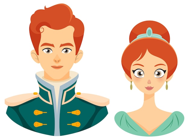 Royal Couple Illustration