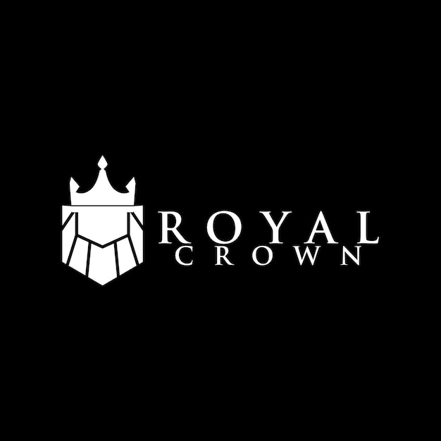 Royal Crown Logo Design Vector