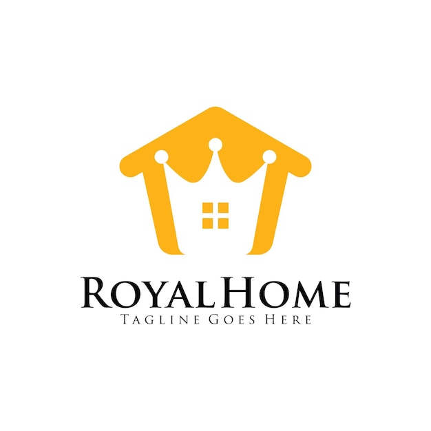 Royal Home logo design template