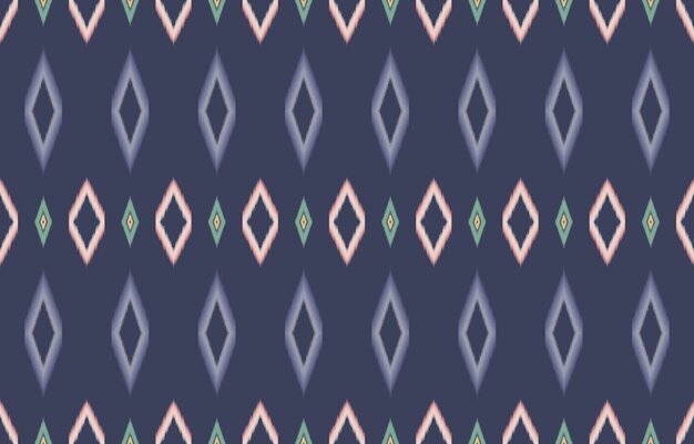 Vector royal luxurious ancient ikat patterns geometric ethnic tribal vintage retro style fabric textile