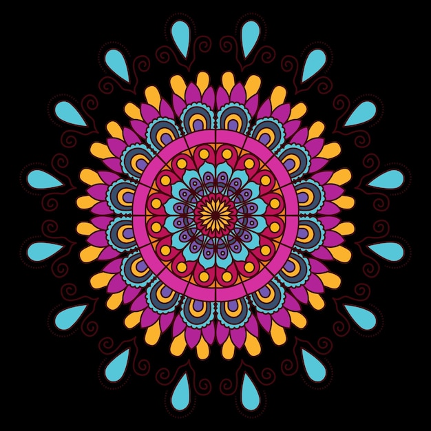 Royal Modern Design Mandala Art Vector