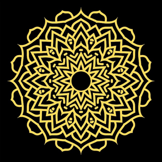 Royal Modern Design Mandala Art Vector