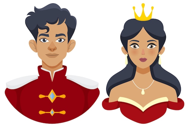 Royal Prince and Princess Portrait