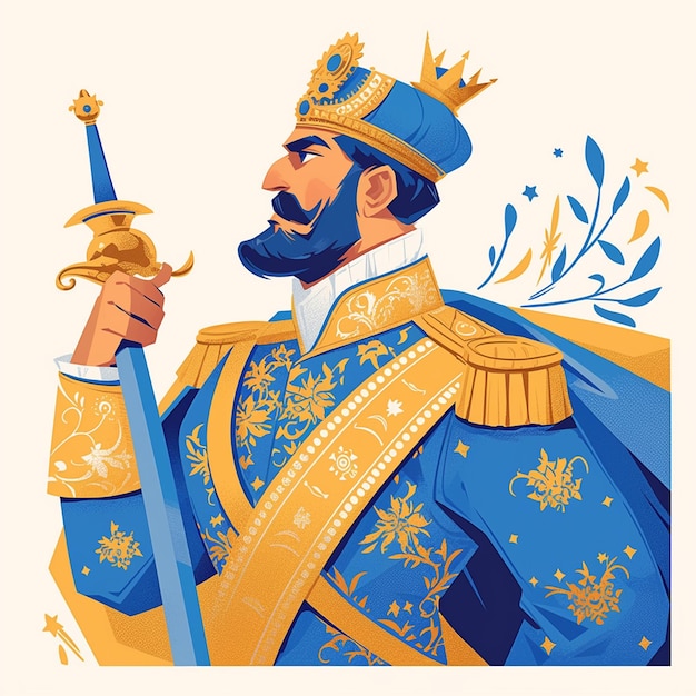 Vector royal rajput miniature paintings