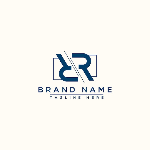 RR Logo Design Template Vector Graphic Branding Element