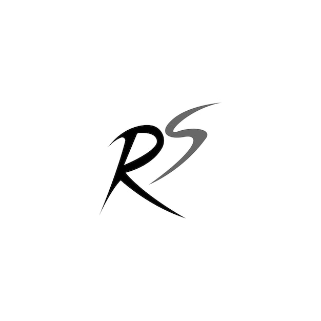 RS Letter Logo Design