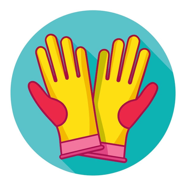 rubber gloves clipart vector art and illustration