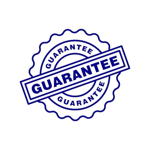 Rubber Stamp Guarantee icon vector design templates