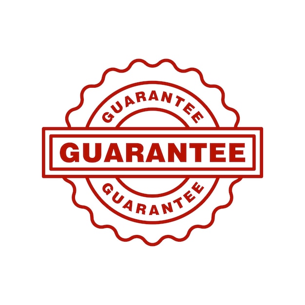 Rubber Stamp Guarantee icon vector design templates