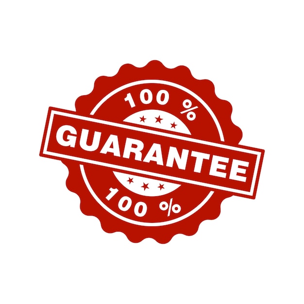 Rubber Stamp Guarantee icon vector design templates