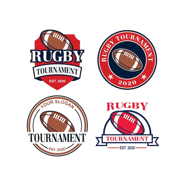 rugby logo  sport logo vector