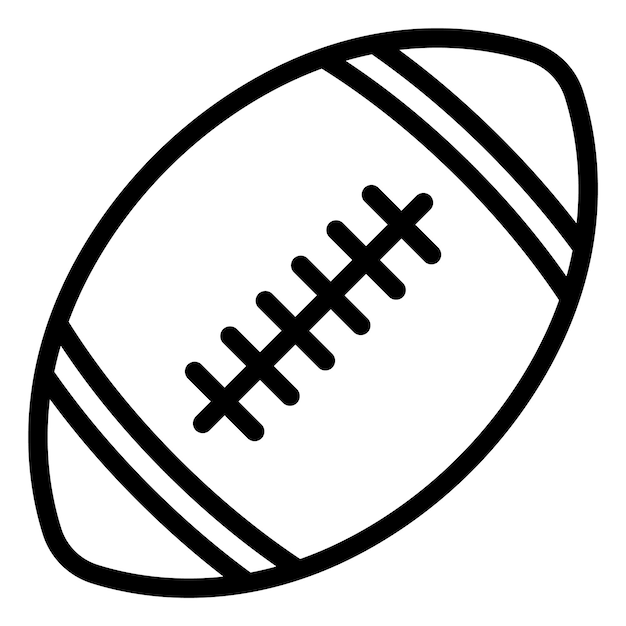 Rugby Vector Icon Design Illustration