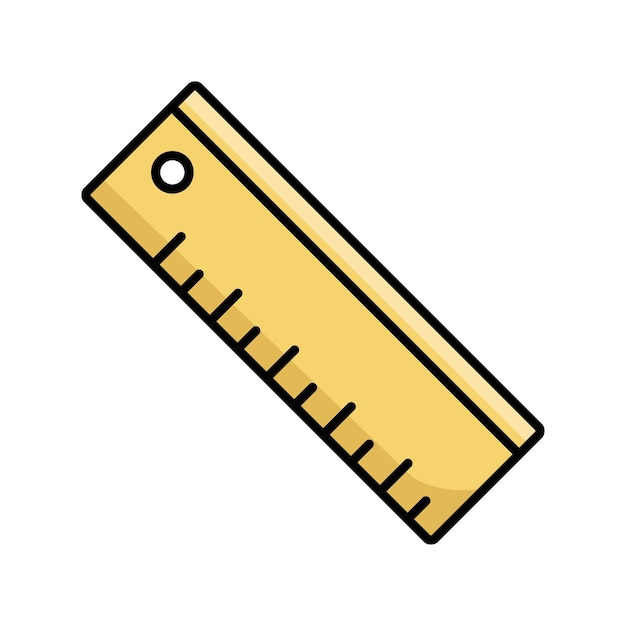 Vector ruler icon vector design template simple and clean