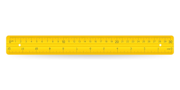 Ruler isolated icon pictogram on a white background Vector illustration