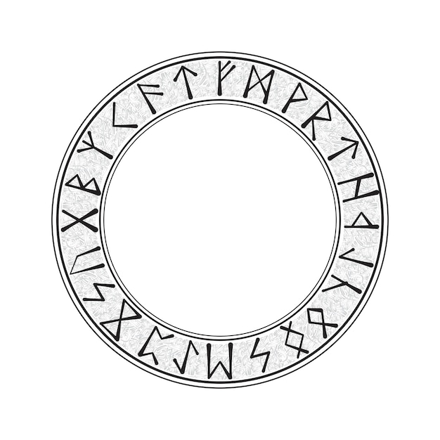 Runic scandinavian circle