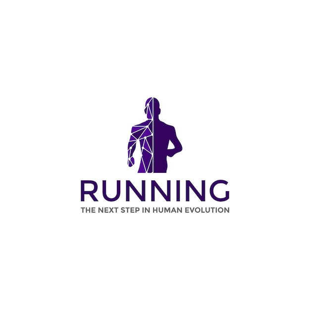 Running Logo Design Template Download