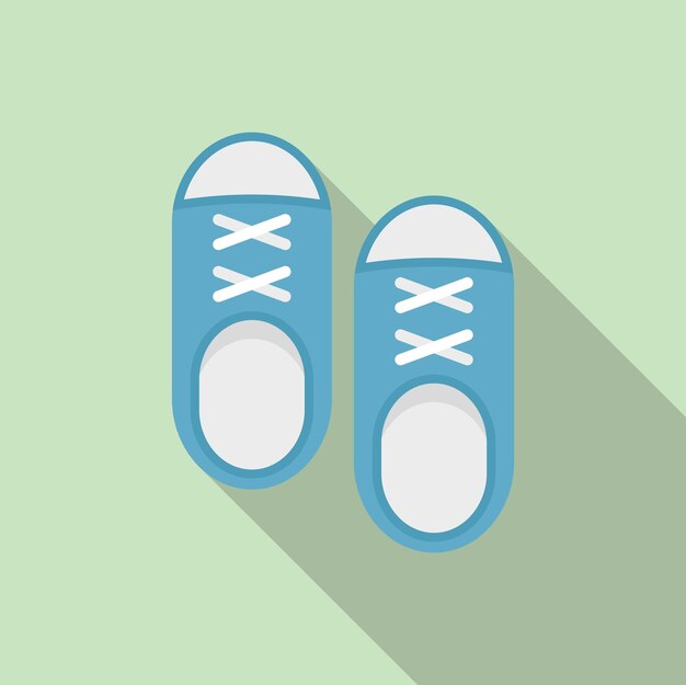 Running shoes icon Flat illustration of Running shoes vector icon for web design