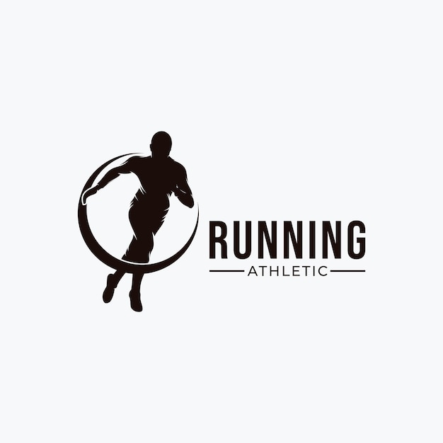 Running sport logo design inspiration