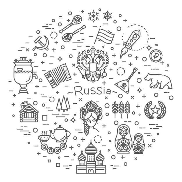 Russian Culture Icons Culture Signs of Russia Traditions of Russia Russian