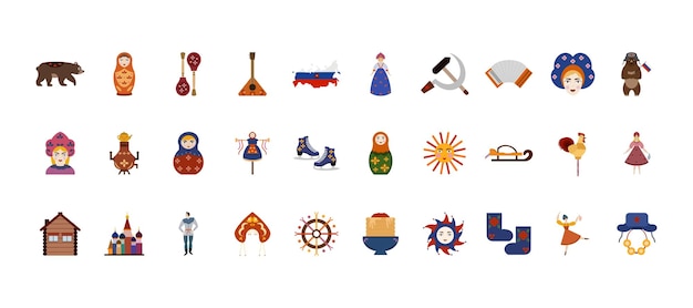 Russian Icon Set