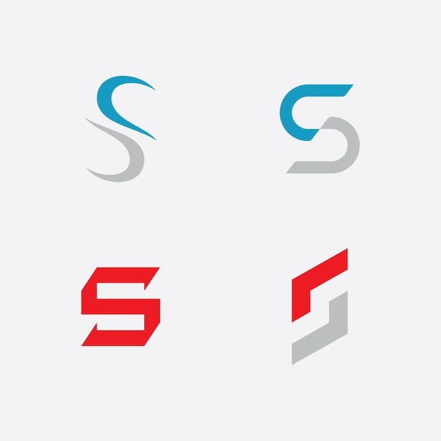 S letter business logo icon vector template