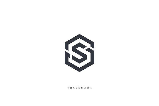 S Letter Logo Vector Concept Icon Trademark. Universal S Logotype Brand