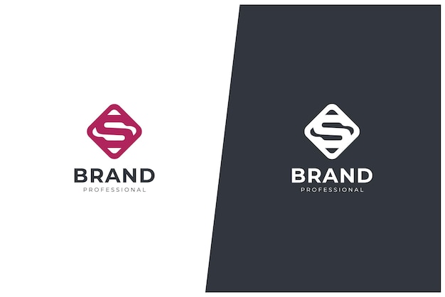 S Letter Vector Logo Design Concept Monogram Icon Trademark Creative Emblem Design