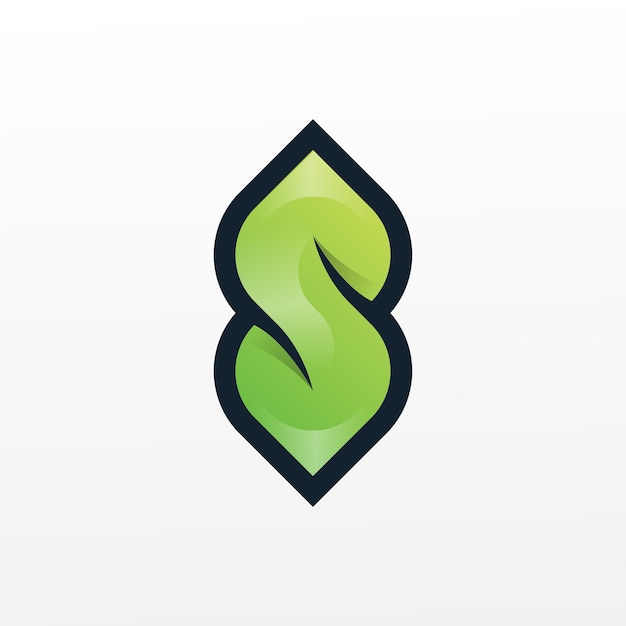 S logo leaf