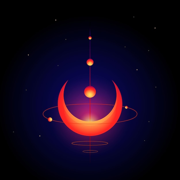 Sacred formation crescent moon