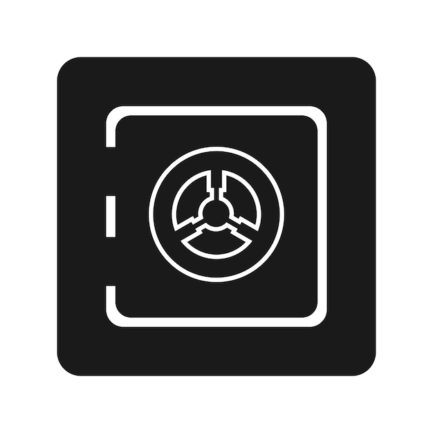 Safe icon vector