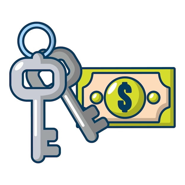 Safe money icon Cartoon illustration of safe money vector icon for web