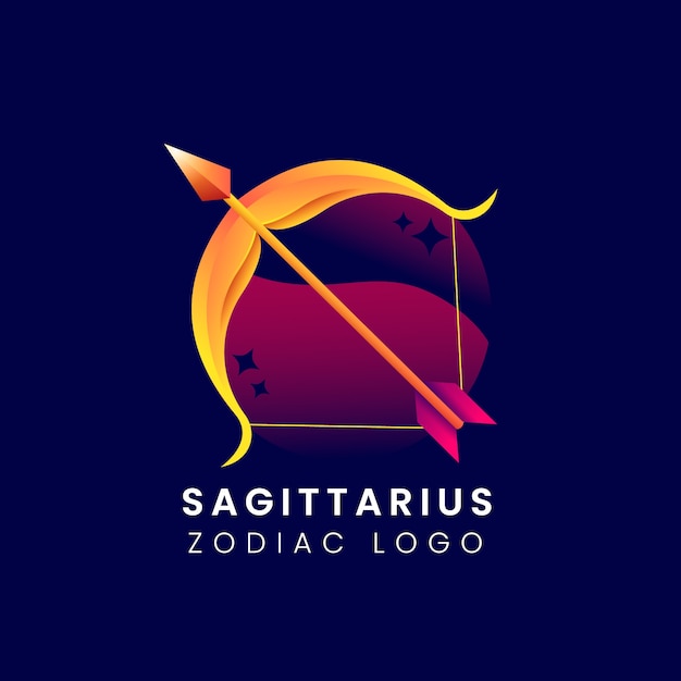 Sagittarius logo template