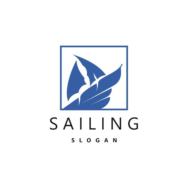 Sailboat Logo Design Fishing Boat Illustration Fishing Boat Company Brand Vector Icon Boat Shop Design Fish Shop Transportation