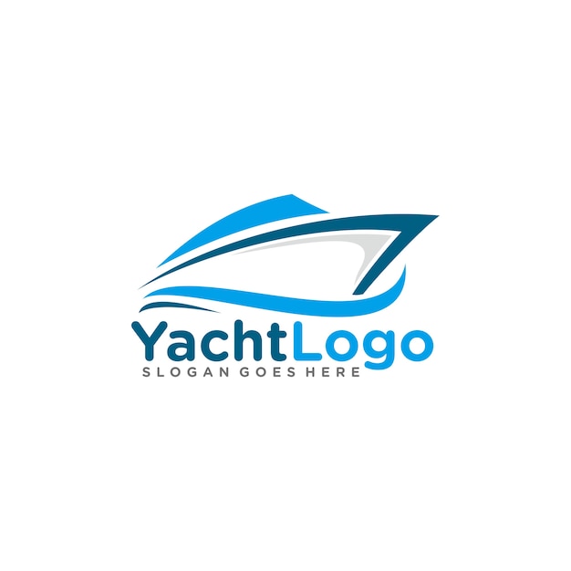 Sailing, yacht logo template