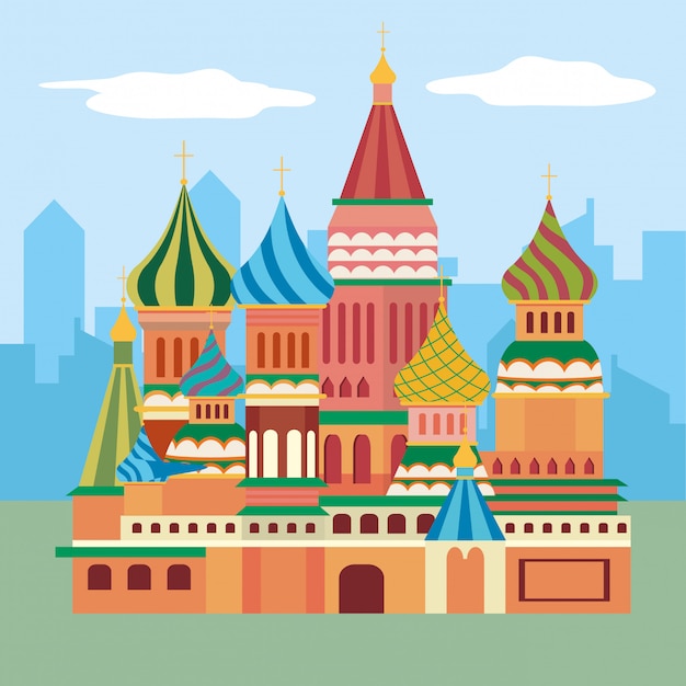 The Saint Basil s Cathedral of Moscow design