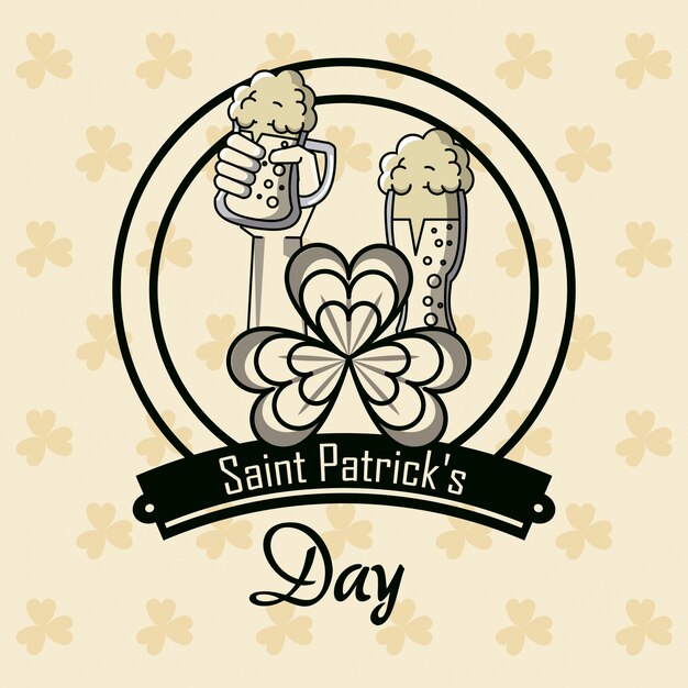 Saint patricks day card