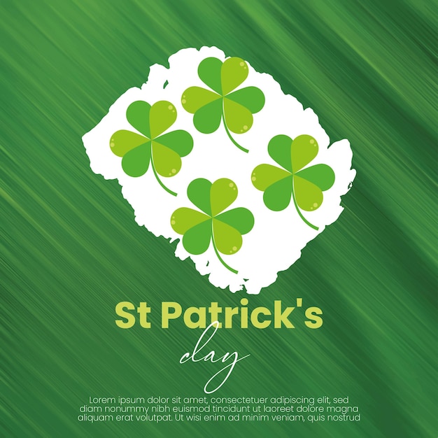 Saint Patricks Day Social Media Template For Instagram Post Feed