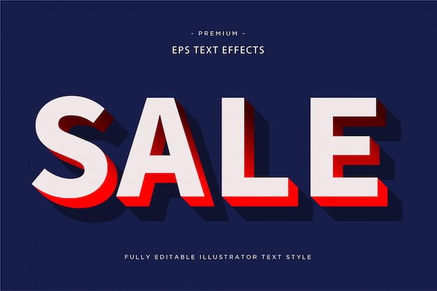 Sale 3d text effect - 3d text style