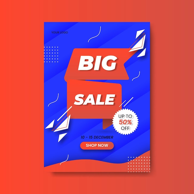 Vector sale banner blue light template design special offer mega sale banner background template