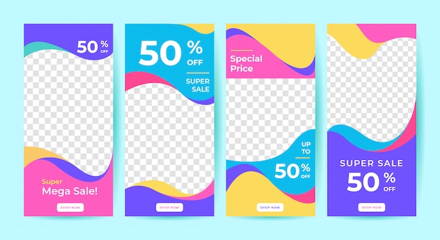 Sale banner for social media post