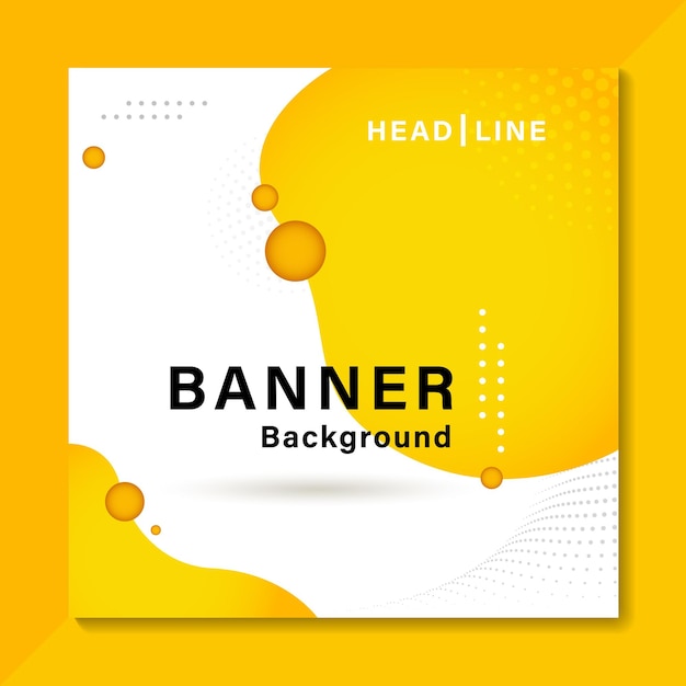 Sale banner template design shop sign communication poster yellow and white background vector illustration