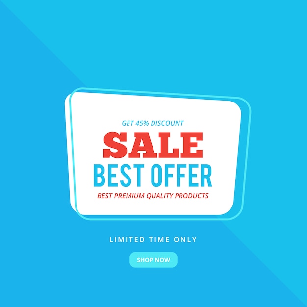 Sale banner template design