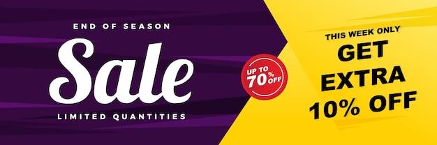 sale banner template