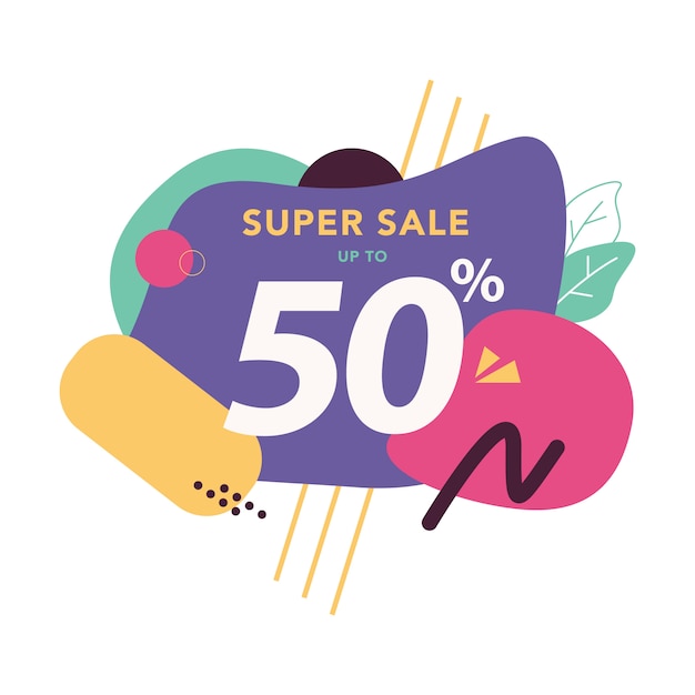 Sale banner template