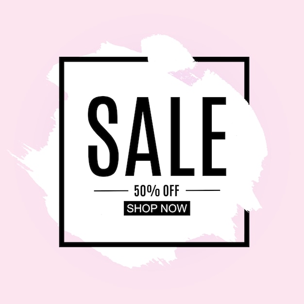 Sale and discount promo banner